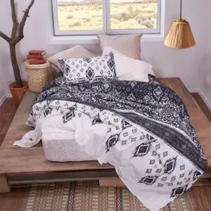 Juego de sábanas microfibra estampado bazzar