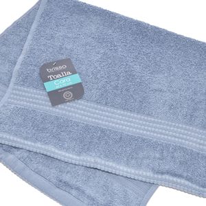 Toalla de cara algodón 500 gsm siena azul nórdico