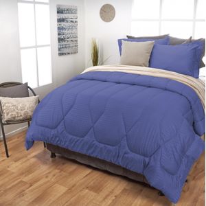 Plumón más fundón para almohada microfibra azul patriota