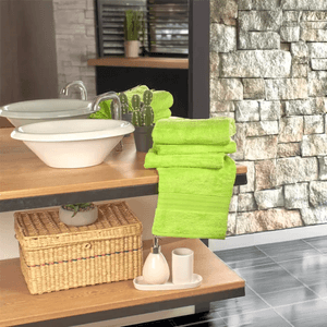 Set x2 Toallas de baño algodón 570gsm zero verde neón