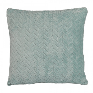 Cojín fleece cadena verde
