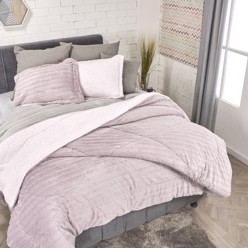 EDREDON-T-FLANNEL-JACQ-OVE-DOBLE-MALVA-GRIS