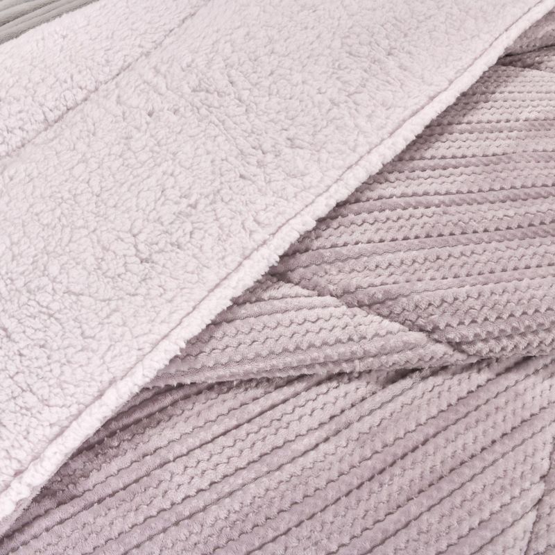 EDREDON-T-FLANNEL-JACQ-OVE-DOBLE-MALVA-GRIS