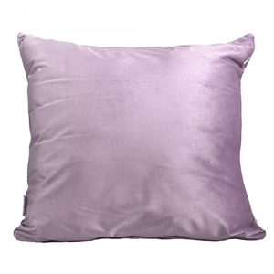 Cojín velvet unicolor malva gris-nuit