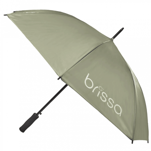 Sombrilla verde té - mango negro 60 cm Brissa