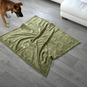 Cobija flannel embosado katoi verde te