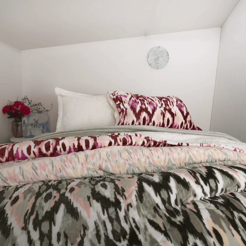 CUBRELECHO-FLANNEL-OVEJERO-EXTRADOBLE-MIXTURA-BLANCO-N