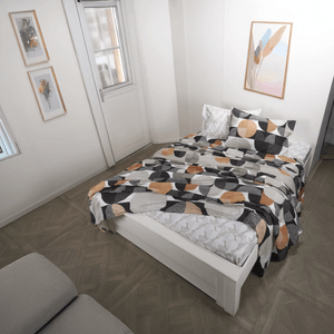 Juego de sábanas microfibra estampado arne