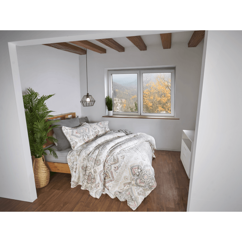CUBRELECHO-FLANNEL-OVEJERO-EXTRADOBLE-MISCELARE-BLANCO-N