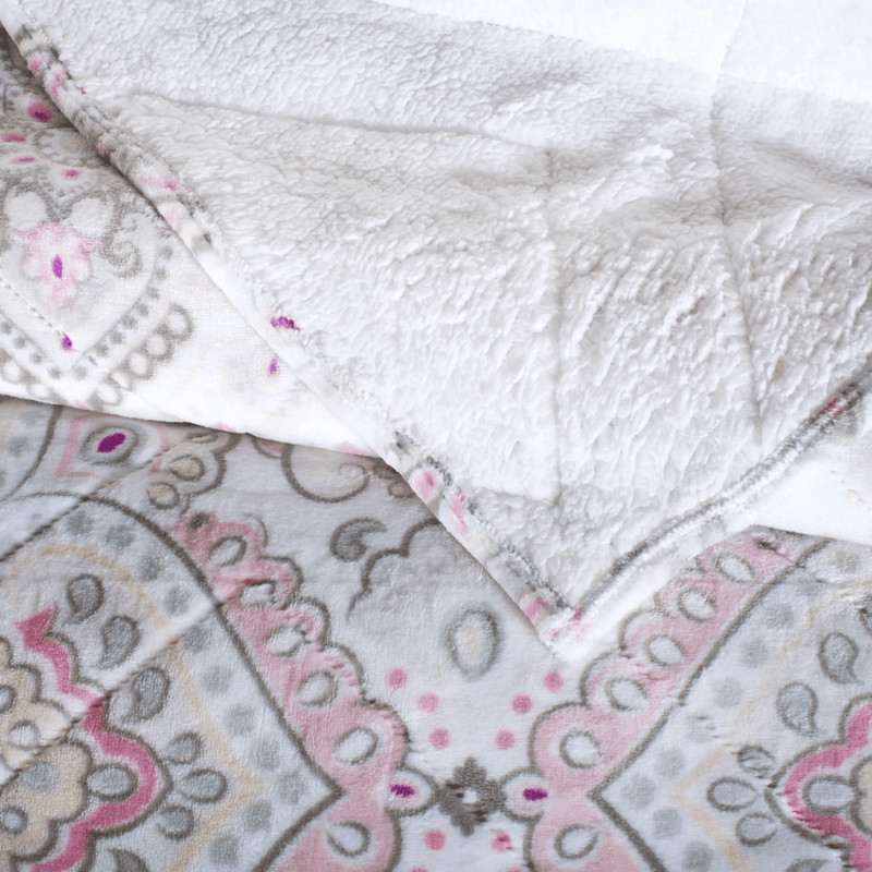 CUBRELECHO-FLANNEL-OVEJERO-EXTRADOBLE-MISCELARE-BLANCO-N