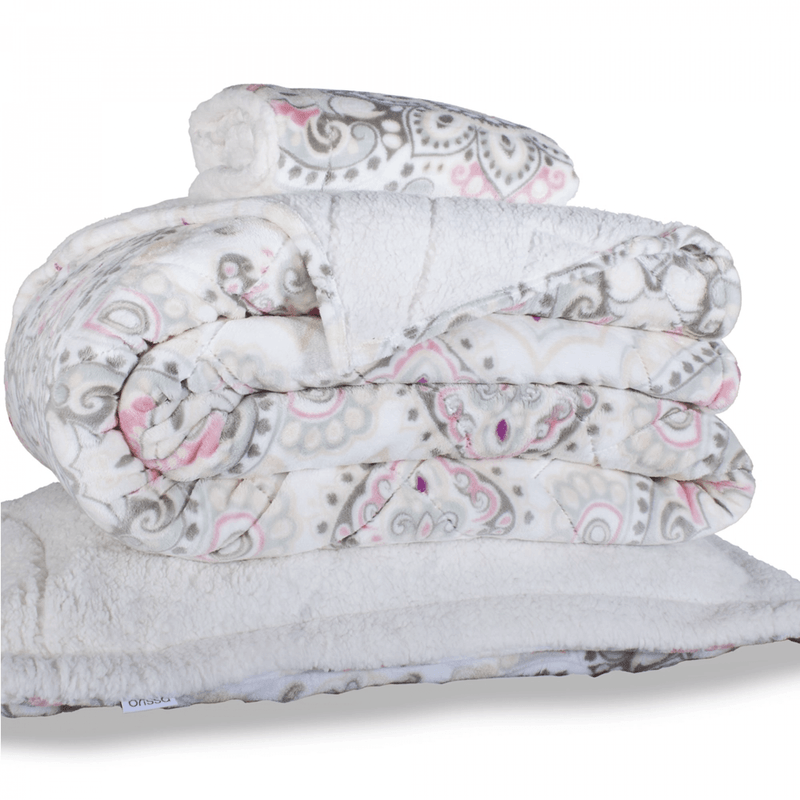 CUBRELECHO-FLANNEL-OVEJERO-EXTRADOBLE-MISCELARE-BLANCO-N