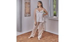 Pantalon-pijama-satin-unicolor-champaña