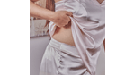 Pantalon-pijama-satin-unicolor-champaña