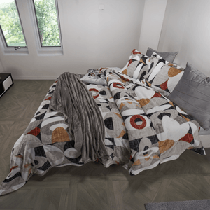 Cubrelecho flannel ovejero ray/blanco