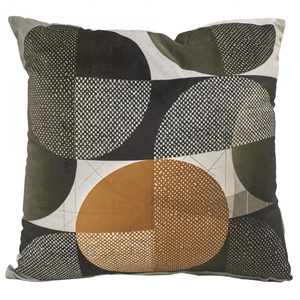 Cojín velvet estampado/unic arnes 45 x 45 cm