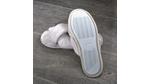 PANTUFLAS-TRENZADA-FLANNEL-UNI-38-39-PERLA