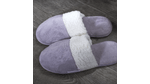 PANTUFLAS-FLANNEL-SHERPA-UNI-38-39-MALVA-GRIS