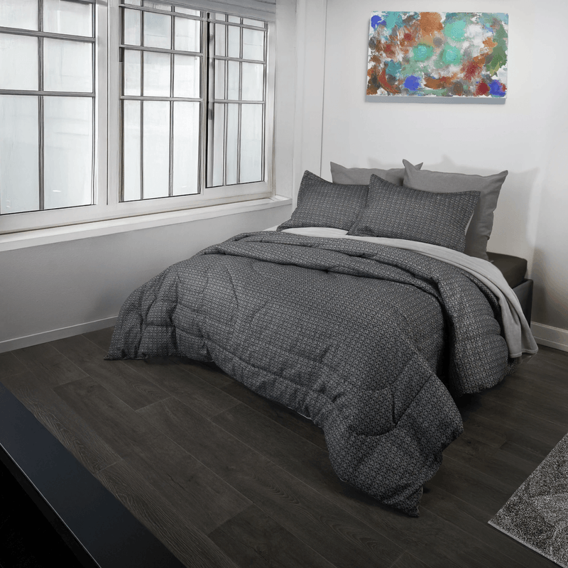 EDREDON-DECO-EXTRADOBLE-NEGRO-GRIS