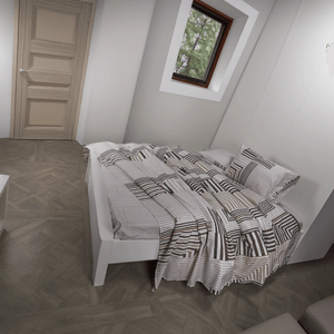 Juego de sábanas microfibra estampado calder