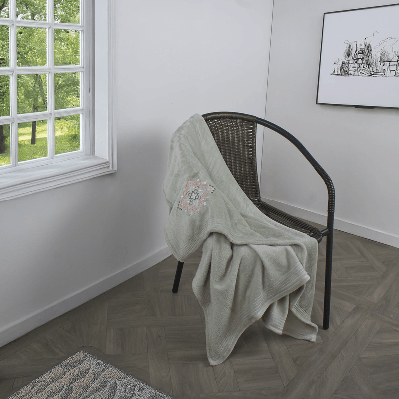 MANTA-FLANNEL-UNI-BORD-125x150-VERDE-MERCURIO-MISCEL