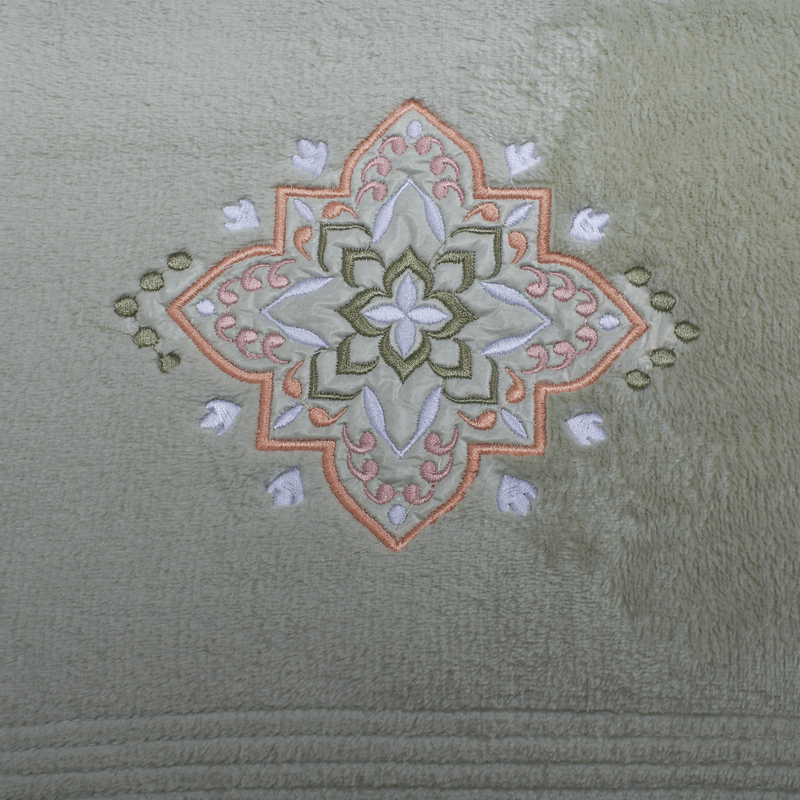 MANTA-FLANNEL-UNI-BORD-125x150-VERDE-MERCURIO-MISCEL