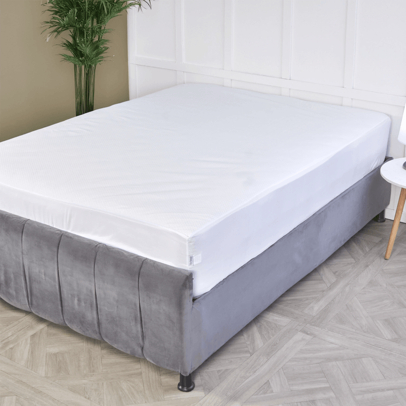 PROT.COLCHON-JACQUARD-ANTIFLUIDO-EXTRADOBLE-BLANCO
