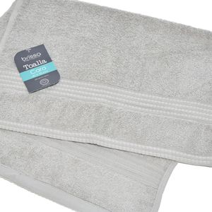 Toalla de cara algodón 500 gsm siena gris nieve
