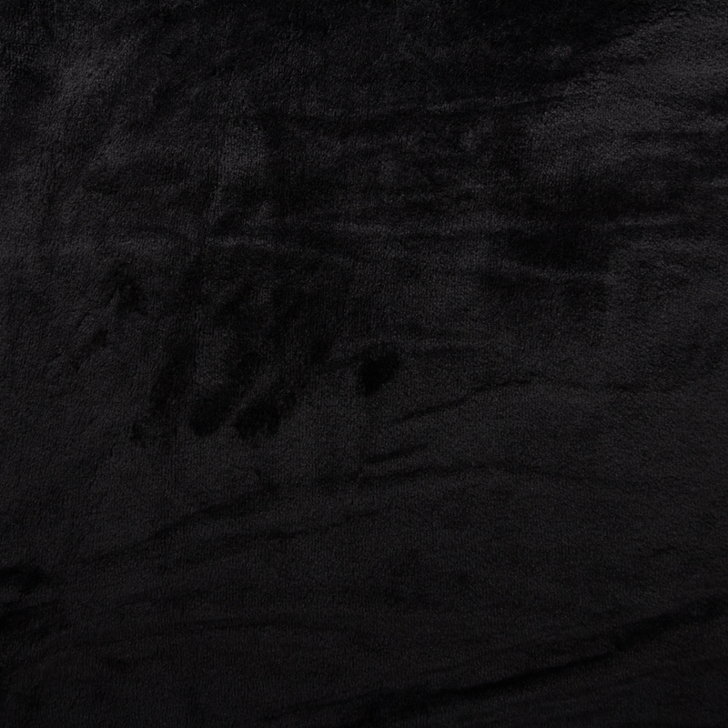 Cobija-flannel-unicolor-negro-noche