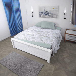 Juego de sábanas microfibra estampado nogal/verde salvia