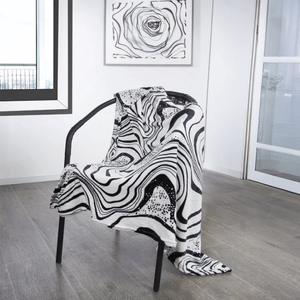 Manta flannel estampada basil 125 x 150 cm