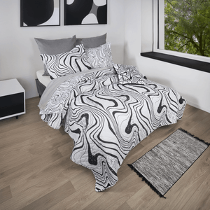 Cubrelecho microfibra estampado basil