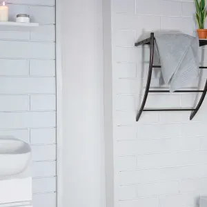Toalla algodón 550gsm spa cenefa waffle gris nieve