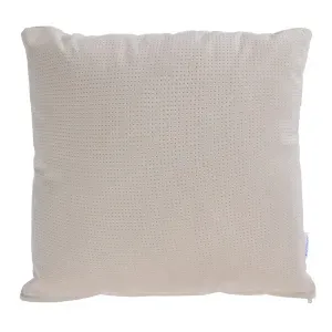 Cojín tela plana loft polkadot beige 43 x 43 cm