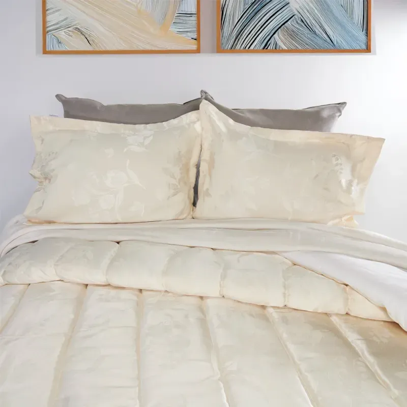 EDREDON DECO EXTRADOBLE HOJAS MARFILMARFIL_7702997954139_1