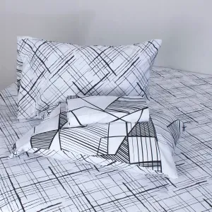 Juego de sábanas en tela 144 hilos estampado zack