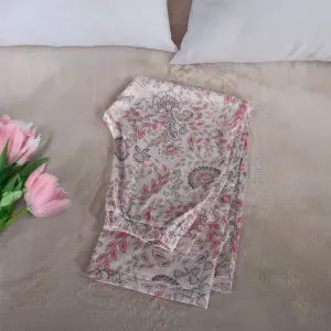 Pantalón pijama satín estampado popurris