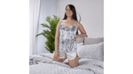 Short--pijama-satin-unicolor-nacar