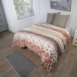 Cobija coral estampado travesia
