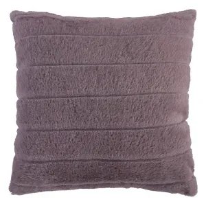 Cojín fur unicolor malva brezo