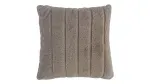 FORRO COJIN FUR UNICOLOR 45X45CM LINEAS NATURAL_7702997700637