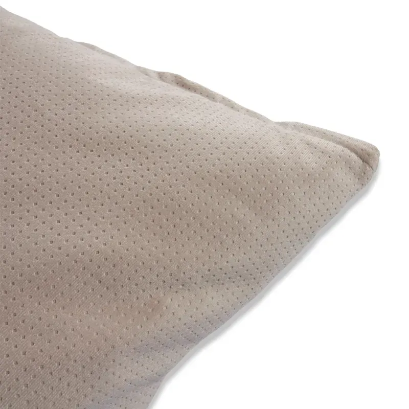 COJIN VELVET LOFT 65x65 POLKADOT BEIGE_7702997651489_2