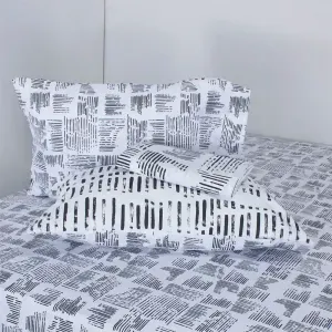 Juego de sábanas en tela 144 hilos estampado robin