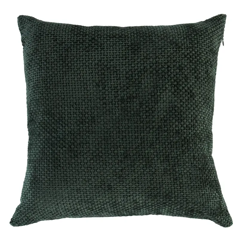 COJIN CHENILLE 45X45 TEXTURA TEJIDO VERDE SAGE_7702997541322
