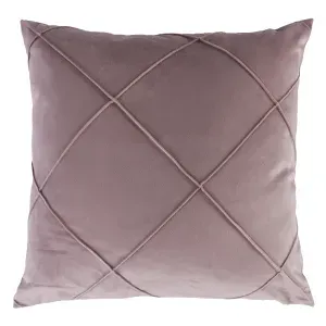 Cojín velvet drapeado arce rosado