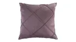 COJIN VELVET 45X45 DRAPEADO MALVA BREZO_7702997999024