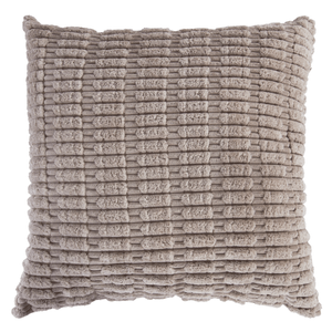 Cojín corduroy cadena beige