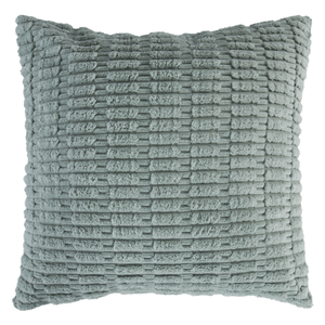 Cojín corduroy cadena verde oscuro