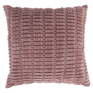 Cojín corduroy mini cadena rosado