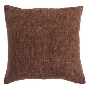 Forro para cojín chenille ondas cacao