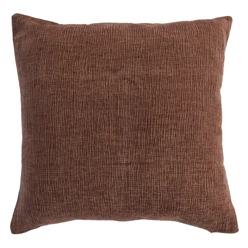 FORRO COJIN CHENILLE 45X45 ONDAS CACAO_7702997019401